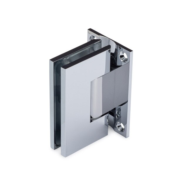 Taiga Adjustable Ultra Heavy Duty Wall Glass Hinge Polished